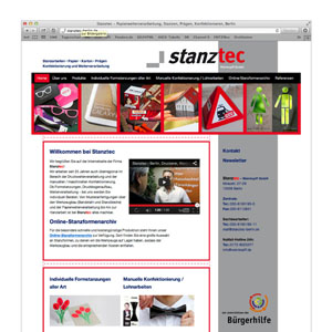 Webseite Stanztec-Berlin.de